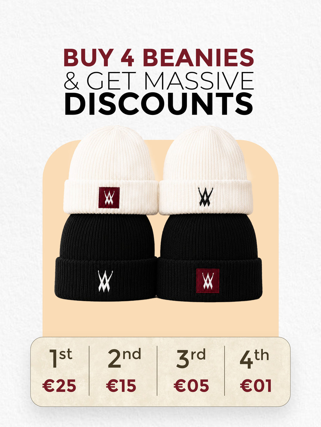 Yomatti Pro Beanie Mütze - Unisex - Wintermütze