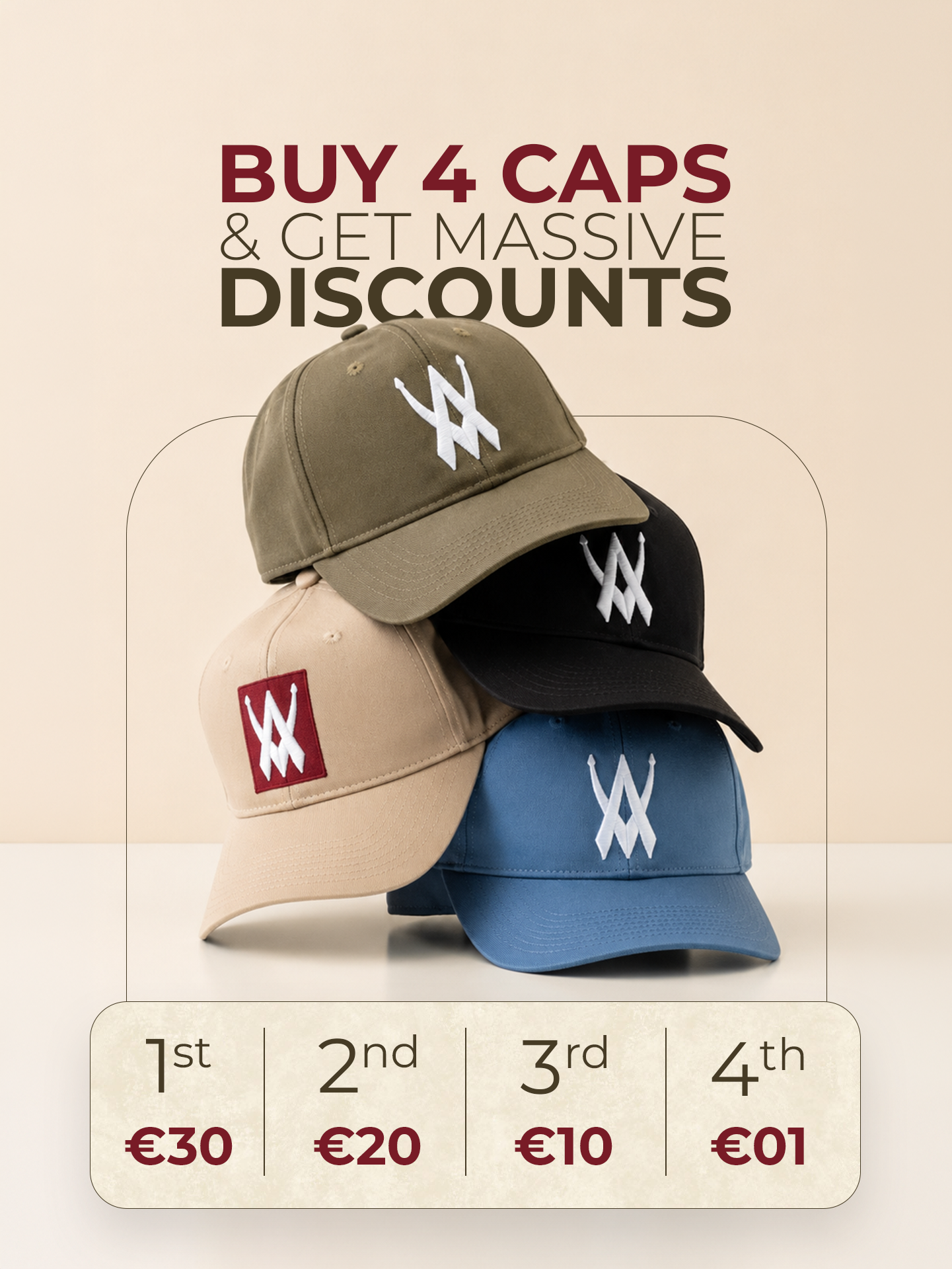Yomatti Baseball Cap – Klassisches Schwarz – Unisex