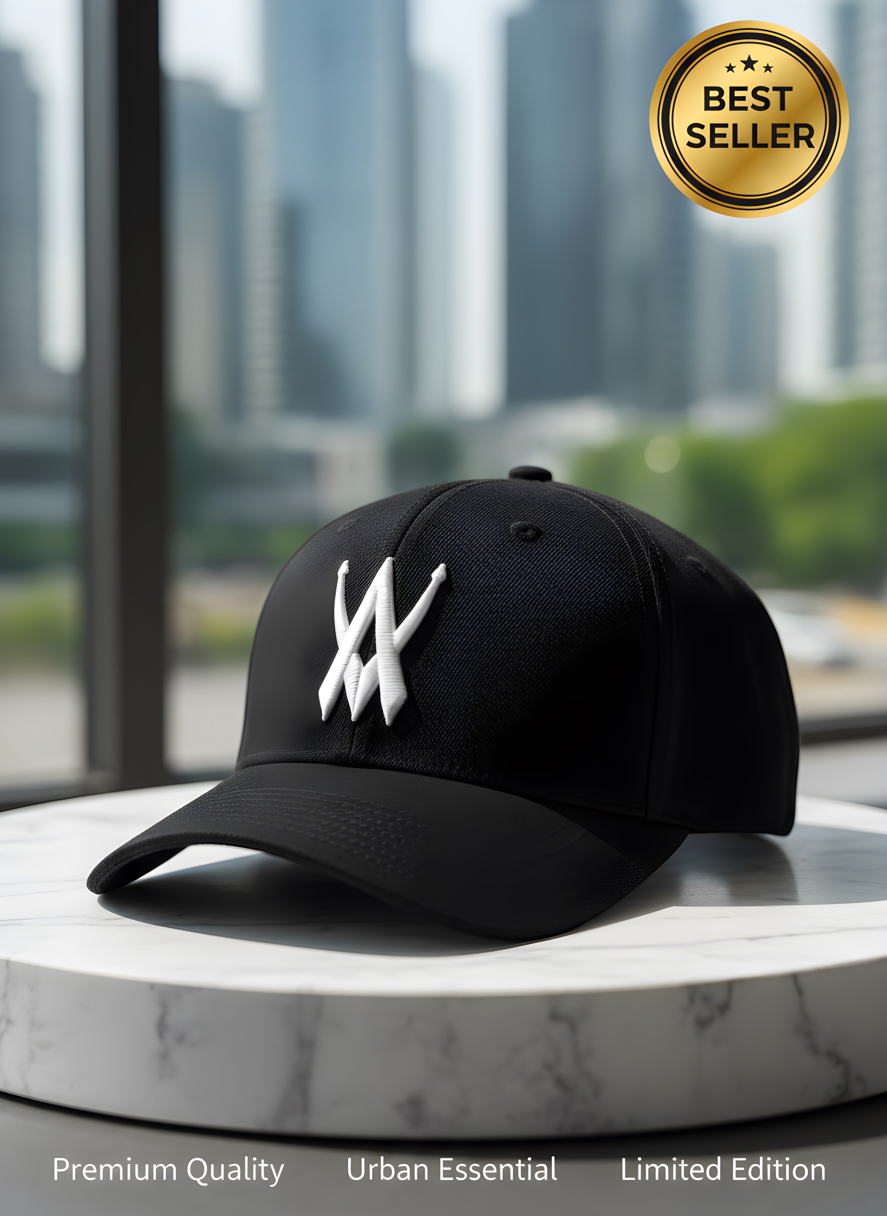 Yomatti Baseball Cap – Black